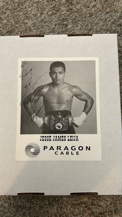 Jesse James Leija Autographed 8x10