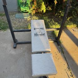 Bench Press With Leg Extension Attachment 
