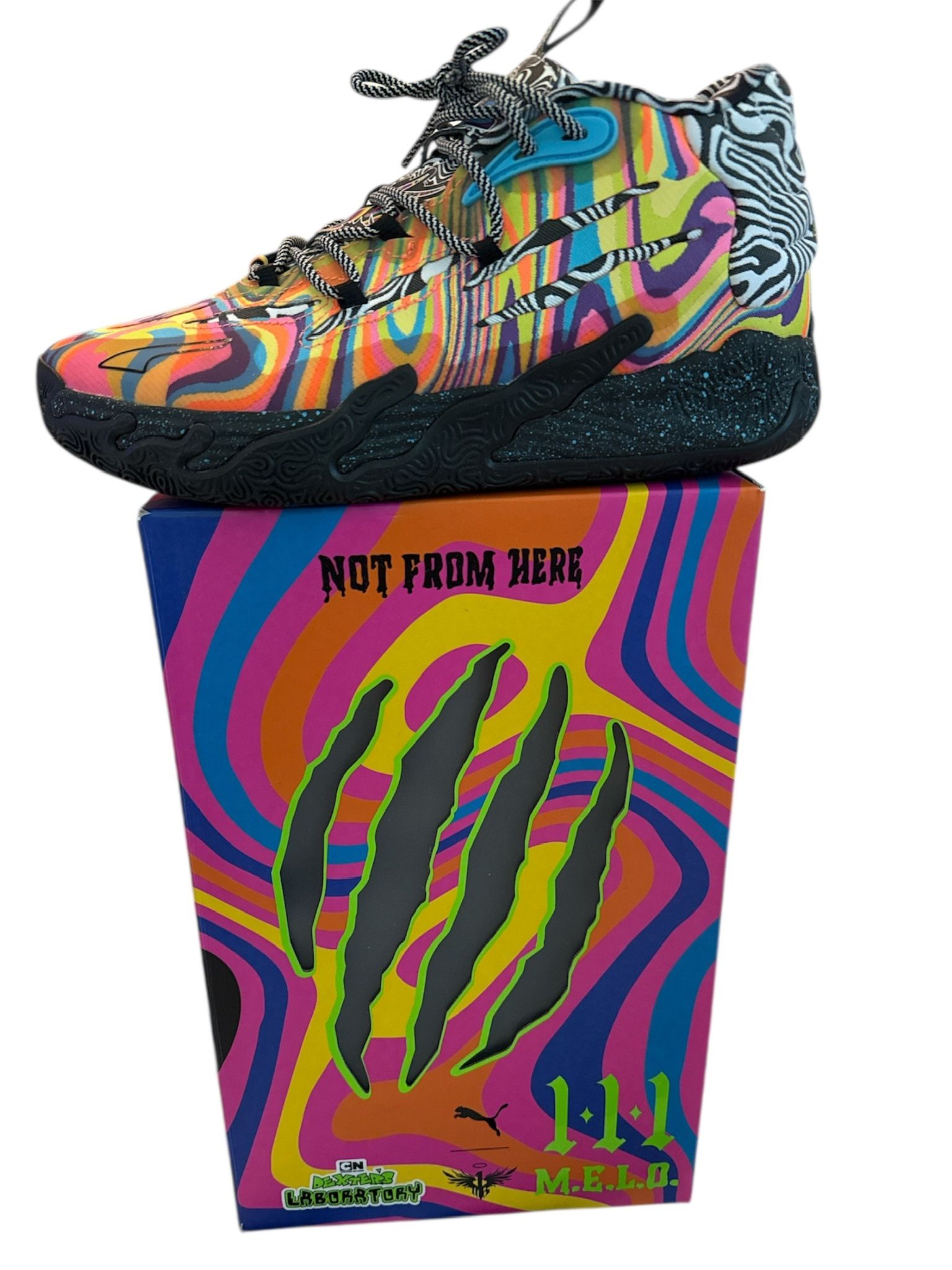 PUMA Men's MELO x DEXTER'S LAB MB.03 Basketball Shoes Sneakers Size 8.5