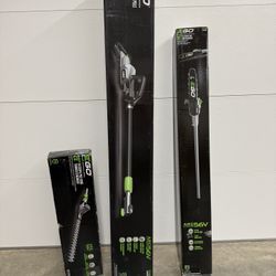 NEW EGO 56v PPX1000 COMMERCIAL TELESCOPIC POWER POLE $479 plus tax at Lowe's   EGO POWER+ Commercial Pole saw attachment $279 plus tax at Lowe's EGO 