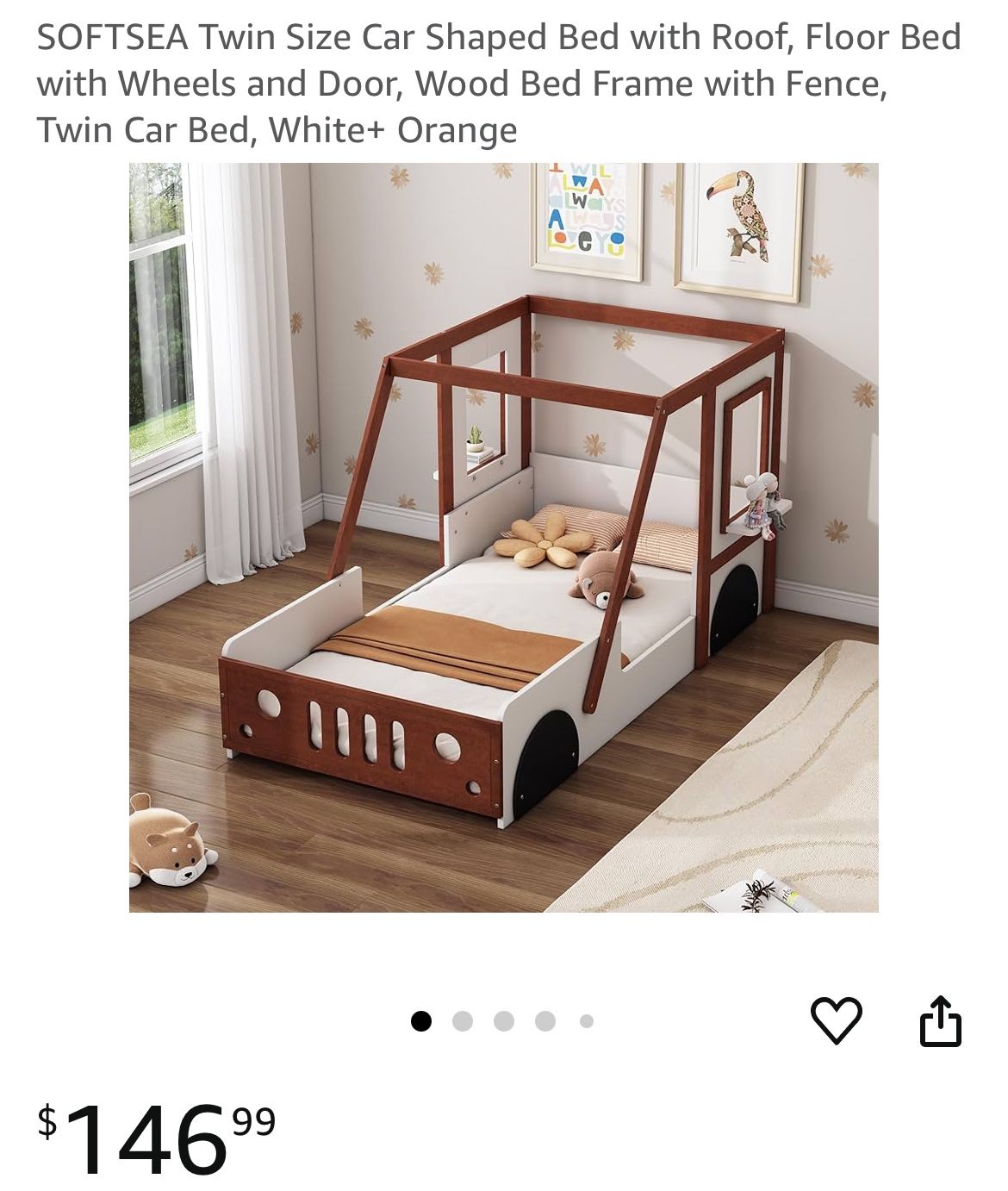 Twin Jeep Bed- Brand New, In Box