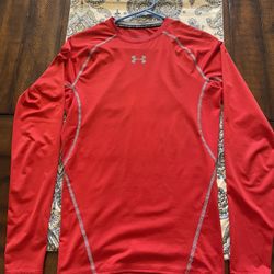 Under armor dri fit red size M