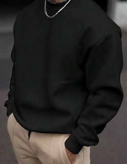 Black Crewneck Sweatshirt