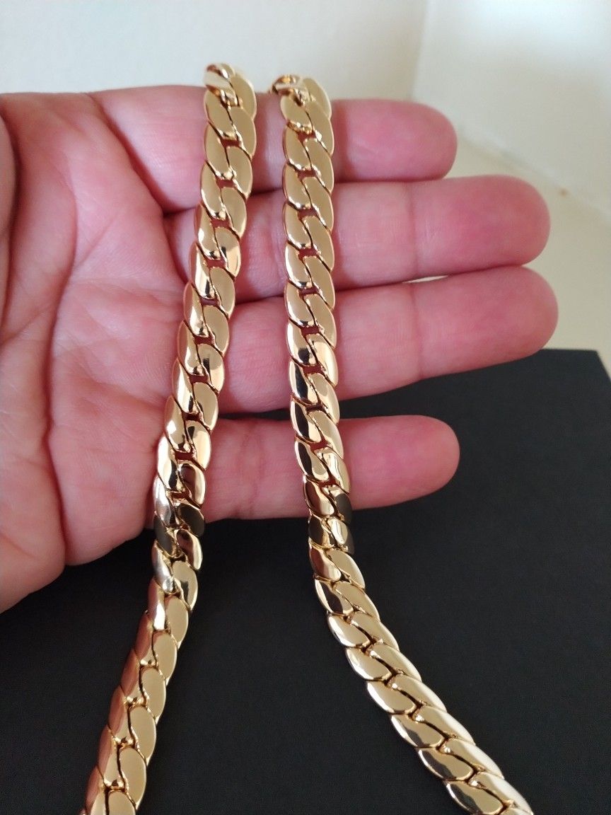 Gold 18k Plated Necklace Chain