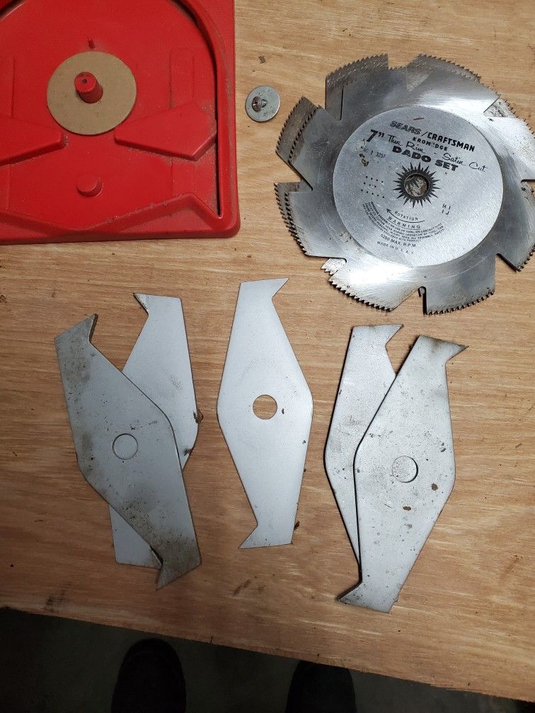 7" Craftsman Dado Blade Set