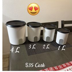 Tupperware  Set de botes 