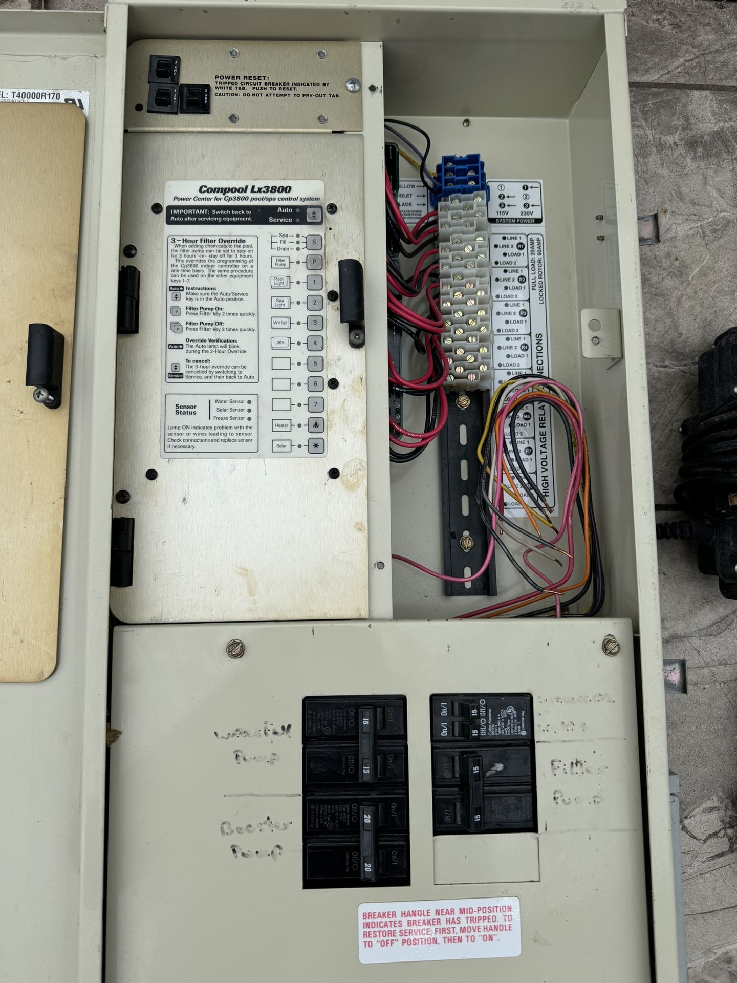 Compool Control System Lx3800