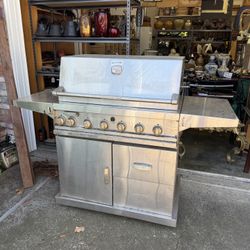 Was $5000 New Grand Turbo Solid Stainless Barbecue Grill 