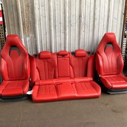 2015-2019 BMW F86 X6M full interior red color heated and cooled