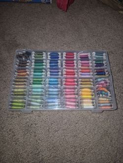 Embroidery floss storage box