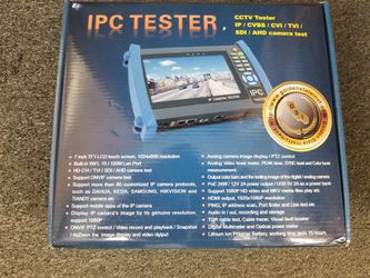 IP Camera tester and monitor unit