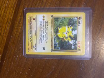 First edition pikachu