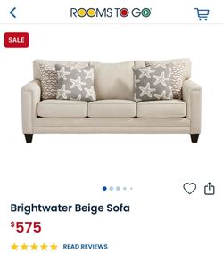 Sofa from rooms to go perfect condition