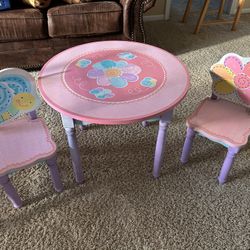 Kids Table And Chairs And Toy Box
