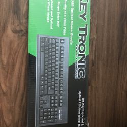 KEY TRONIC . 104- KEY KEYBOARD & Optical 2 button wheel mouse