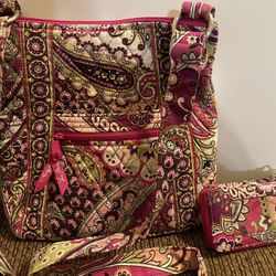 Vera Bradley Crossbody Purse with Wallet 