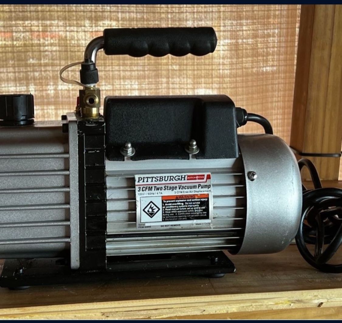 Pittsburgh 2 Stage 3 CFM vacuum pump