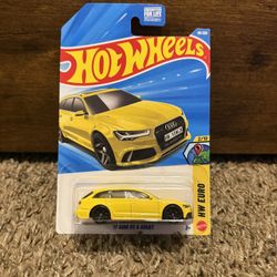 Hot Wheels ‘17 Audi Rs6 Avant Yellow