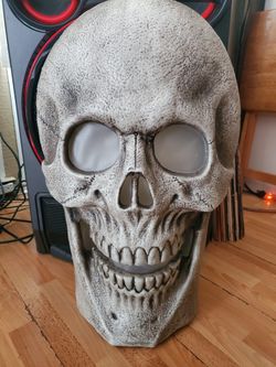 Large ashland motion sensored sound skull