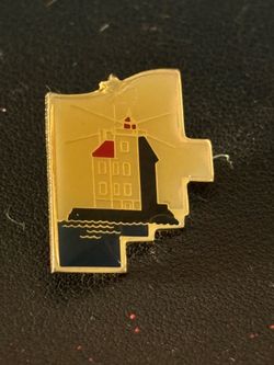 Vintage Ohio Lorain Lighthouse lapel pin