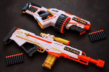NERF Ultra One + Ultra Pharaoh Blasters – Extra Darts & Batteries – Great Condition