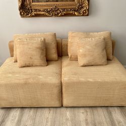 Modern Modular Sectional Loveseat - New 