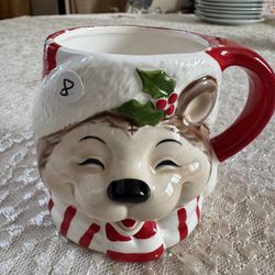 #8 Vintage Christmas Mug