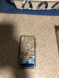 iPhone X Disneyland castle phone case.