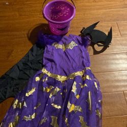 Girls Bat Girl Costume