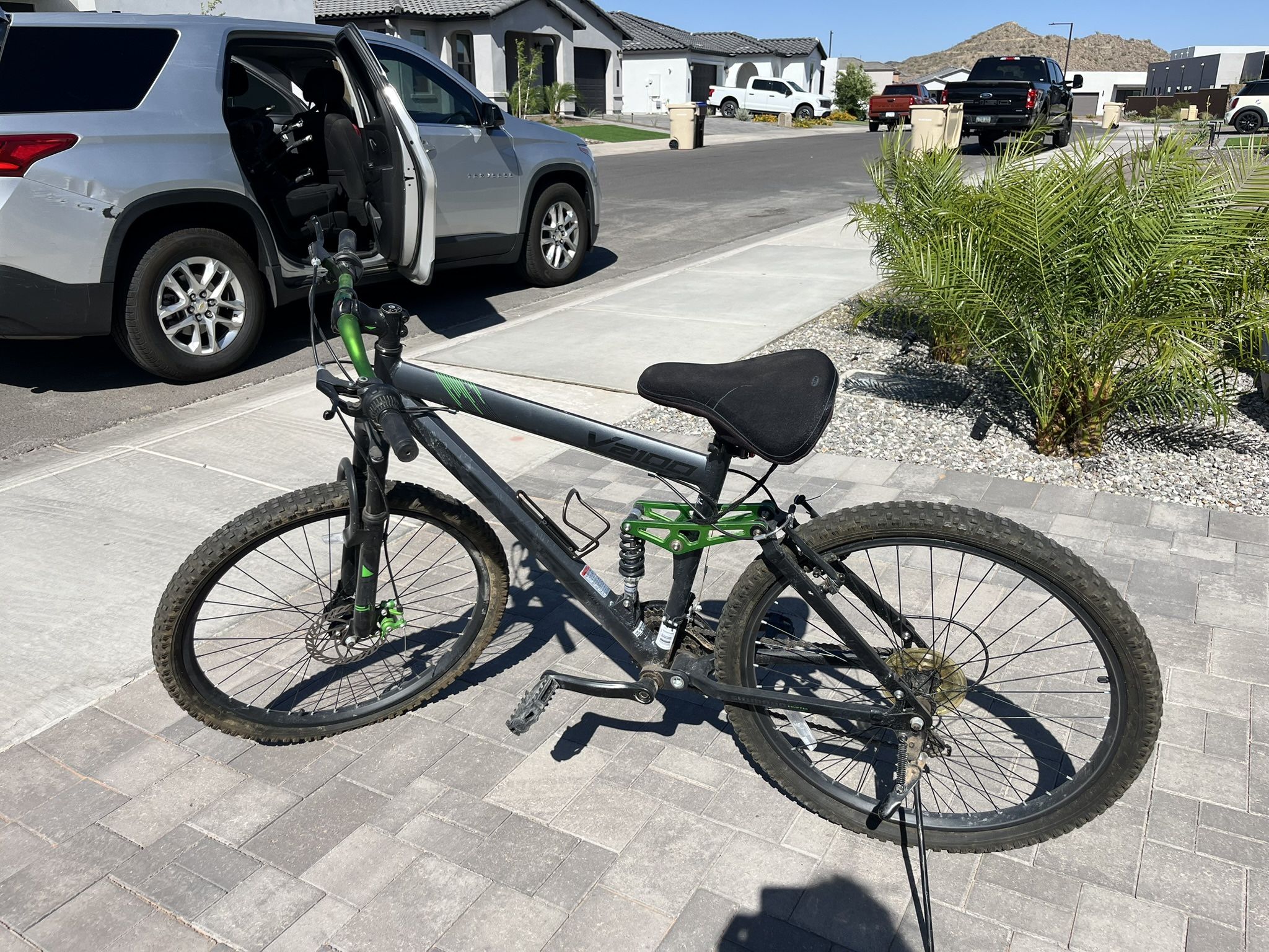Buy Genesis V2100 Men s Dual Suspension Mountain Bike Black And Gray