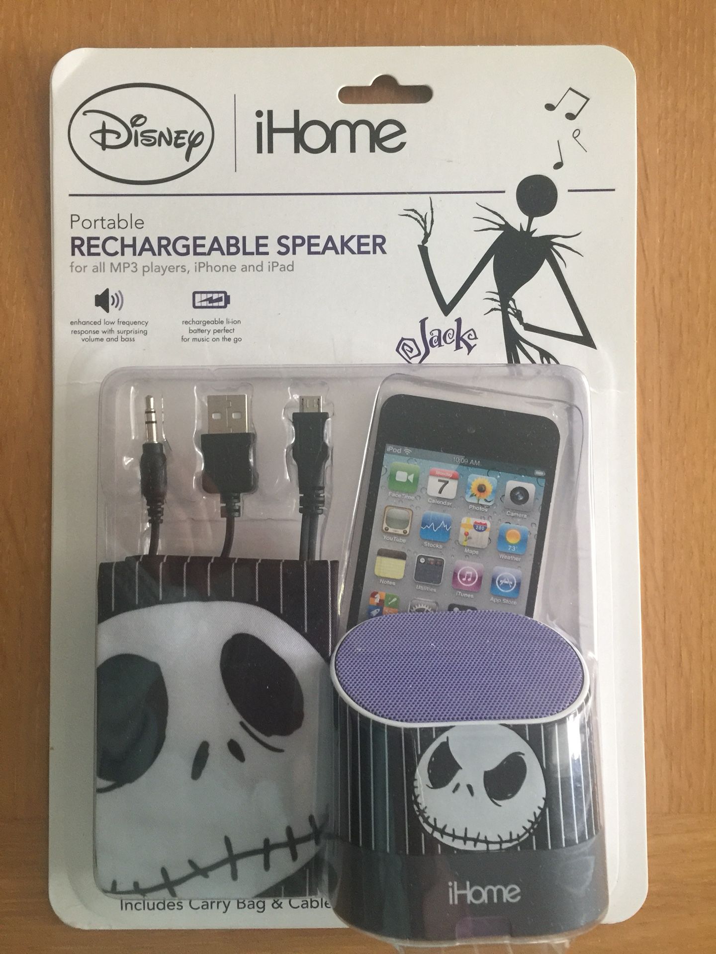 Disney iHome Portable Rechargeable Speaker w Carrying Case