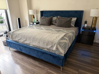 King Size Bed Frame W/ Adjustable Base