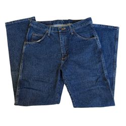 Wrangler Men's Premium Quality Blue Jeans, Size 33x32 