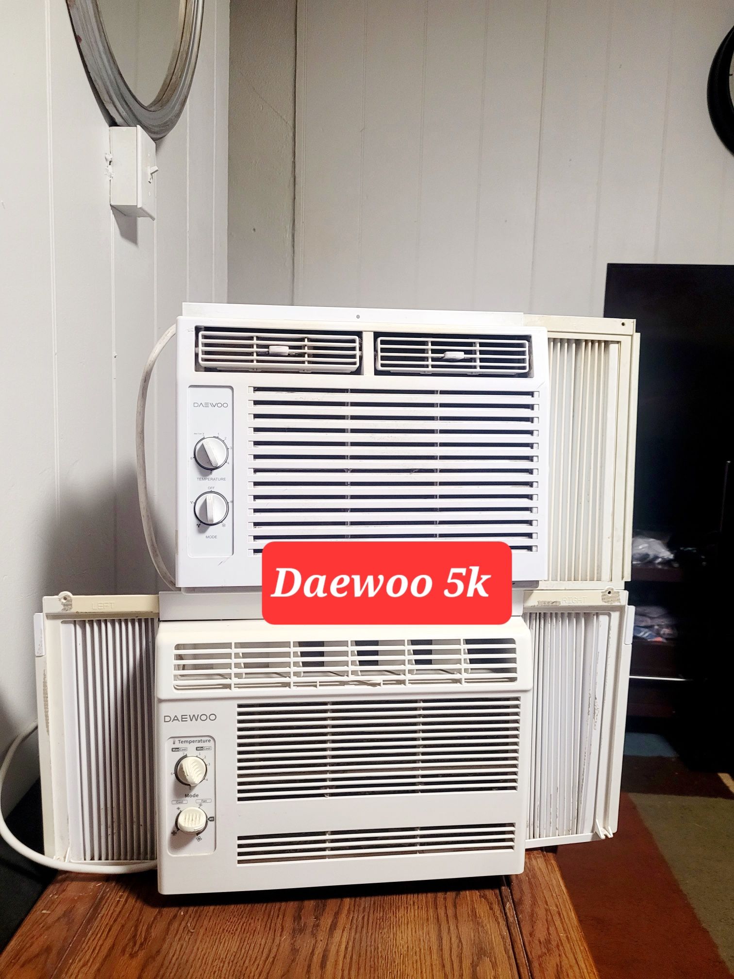 Daewoo 5000 Btu Ac Window Air Unit Lot 2