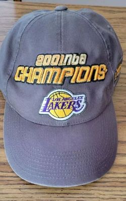 Lakers 2001 Championship Locker Room Hat *Back-2-Back Shaq & Kobe Lakers*