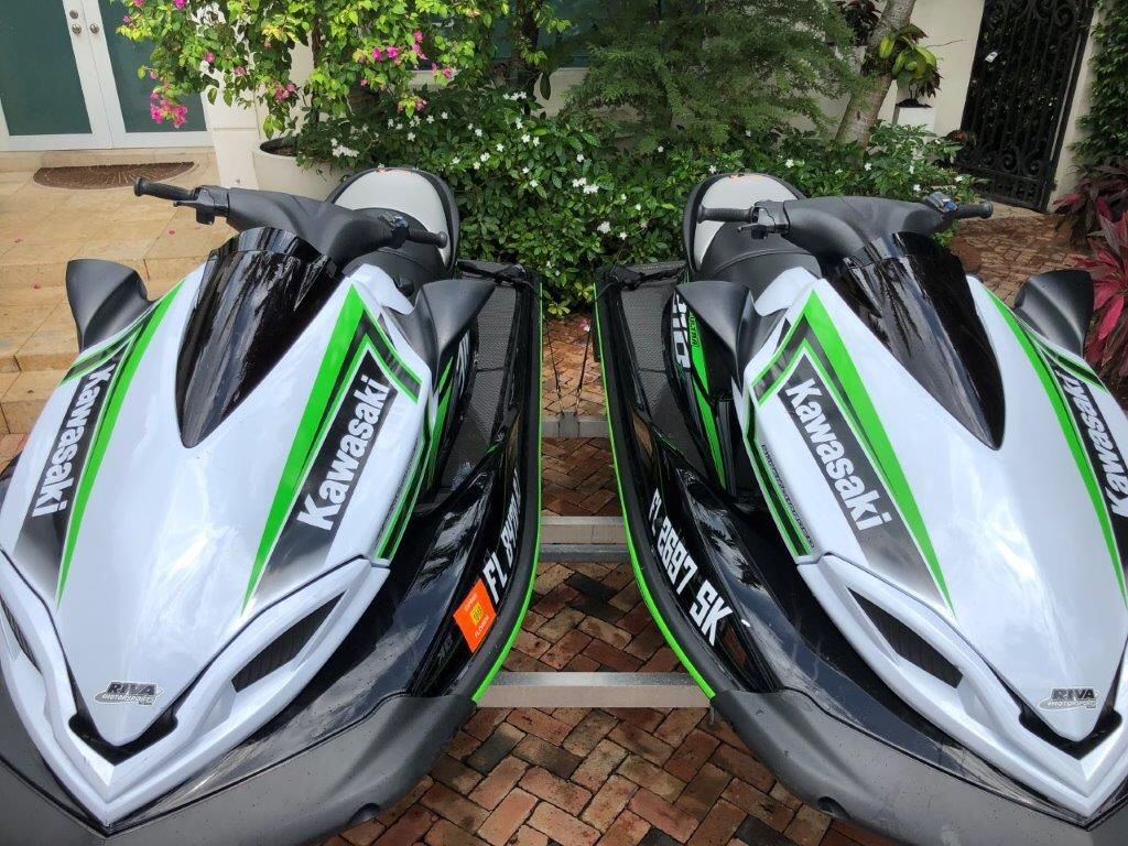 2X 2016 Kawasaki Ultra 310X Supercharged Jet Skis with 2017 Continental