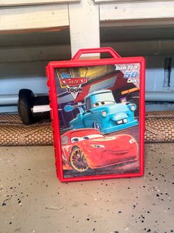 Disney Pixar Cars Toon 50-Car Carrying Case – Lightning McQueen & Mater – $10 OBO