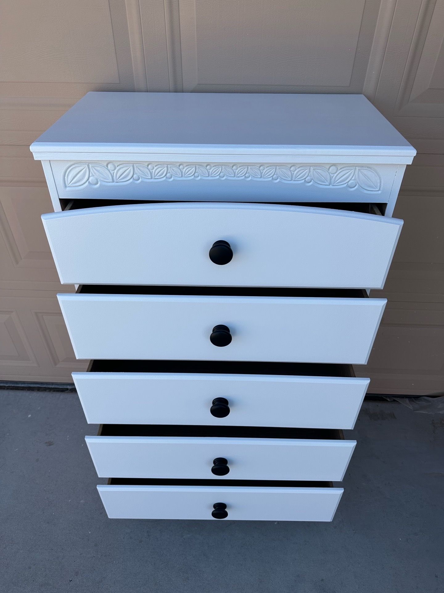 White 5-Drwers