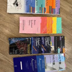 Various Used Piano Books