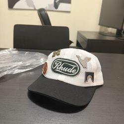 RHUDE Mesh Trucker Hat w/ Pins
