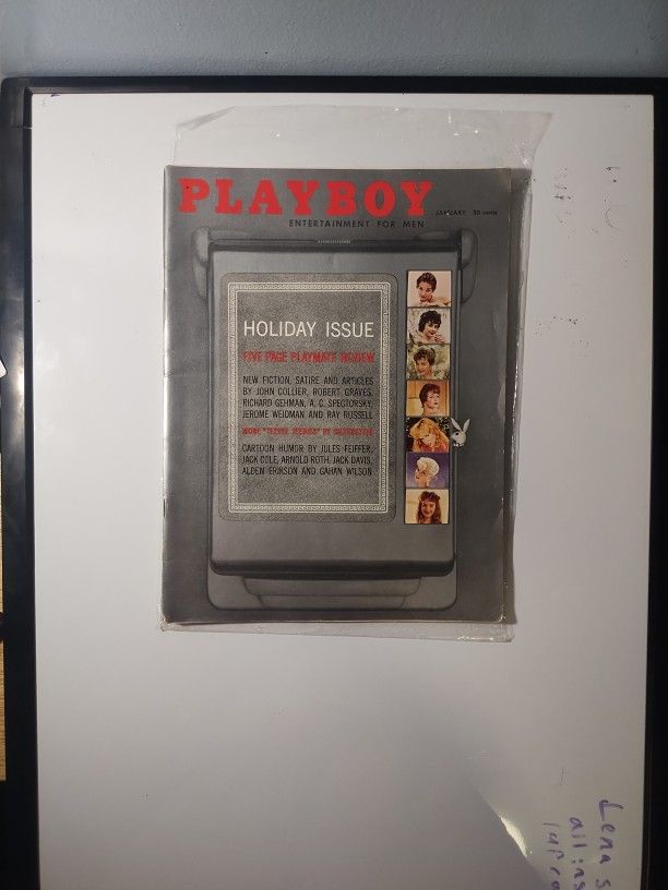 RARE 1960 Playboy Holiday Issue Magazine