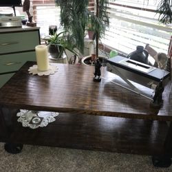 Cart, Wagon, Look Coffee Table