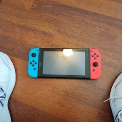 Nintendo Switch With Accessories And Games