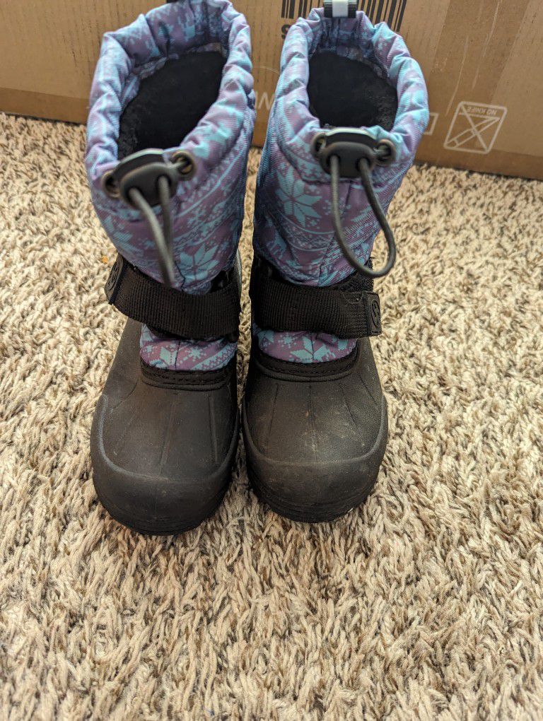 Kids Boys Girls Unisex  Winter Snow Boots Size 11