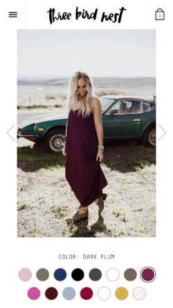 Brand new THree Bird Nest maxi dress