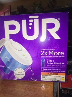 🧚‍♀️ NEW  PUR 11-Cup Water Pitcher Filtration System