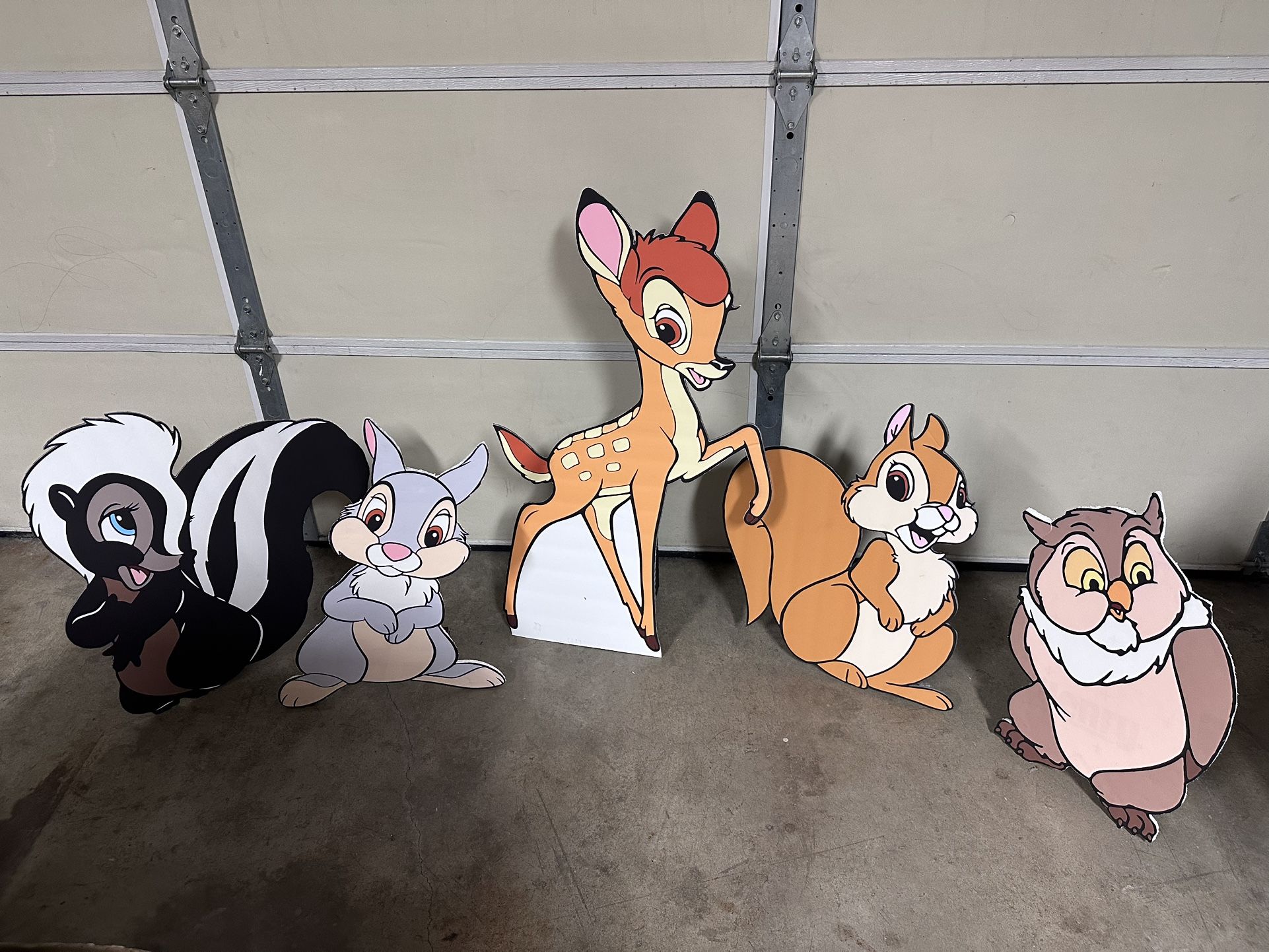 Bambi Cut Outs & Centerpiece 