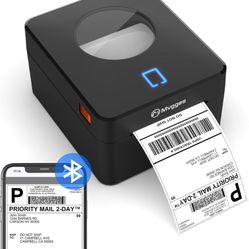 Mvgges Bluetooth Thermal Shipping Label Printer, 4x6 