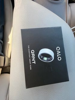 BRAND NEW QALO QRNT Smart Ring – Silver Titanium (Size 11)