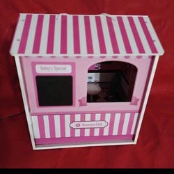 New Wooden Carrying Doll House & Dream Kitchen